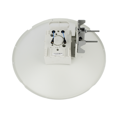 Antena direccional tipo plato de 25 dBi / Rango de frecuencia de 5.150 a 7.125 GHz / MIMO 2X2 / Para climas Hostiles IP67
