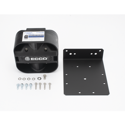 Bocina Compacta de Uso Rudo, 100 Watts de Potencia, Ideal Para Vehículos de Encubierto, Con Soporte Universal, 11 Ohms de Impedancia