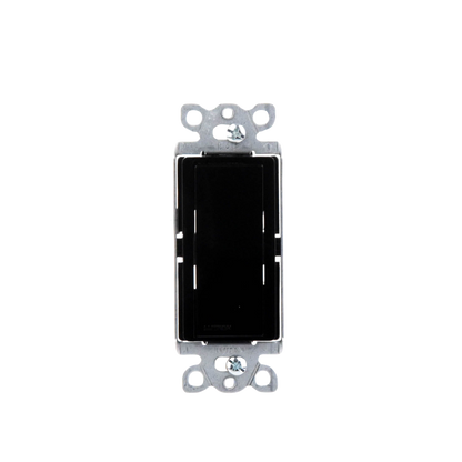Switch un solo polo 15 Amp negro nigth