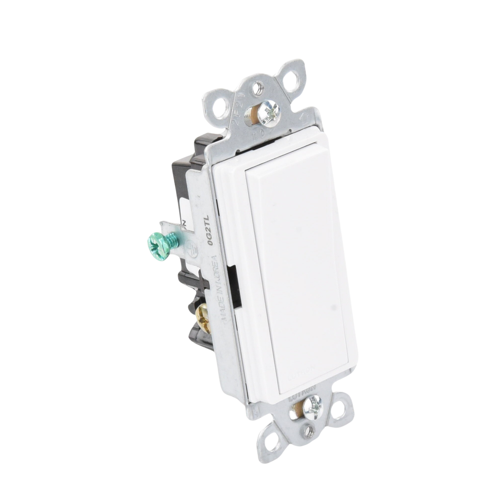 Interruptor Claro, 3 Hilos, 15A, Color Blanco
