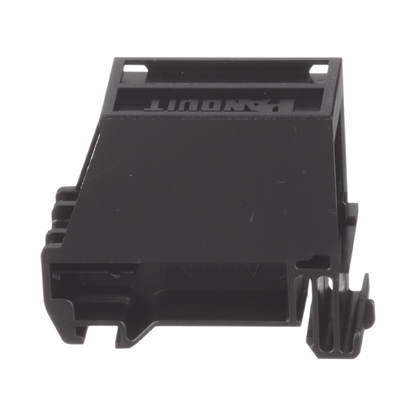 Adaptador de 1 Puerto, Para Conectores Tipo Mini-Com, Montaje en Riel Din Estándar de 35 mm (1.38 pulgadas), Color Negro