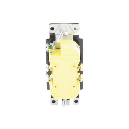 Tomacorriente, receptaculo convencional 120V, 15A, color negro.