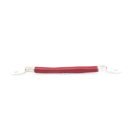 Cable para Baterías, 0.2 m, rojo, Calibre 2 AWG con Terminales de Ojo en Ambos Extremos