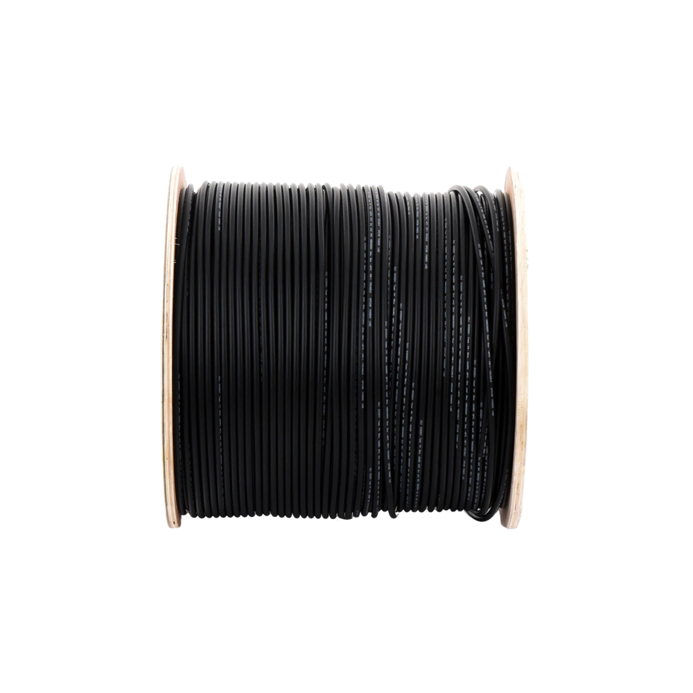Carrete de 500 Metros / Cable Fotovoltaico Negro / 6mm² (10AWG) / Material COBRE /  2000 Vcc