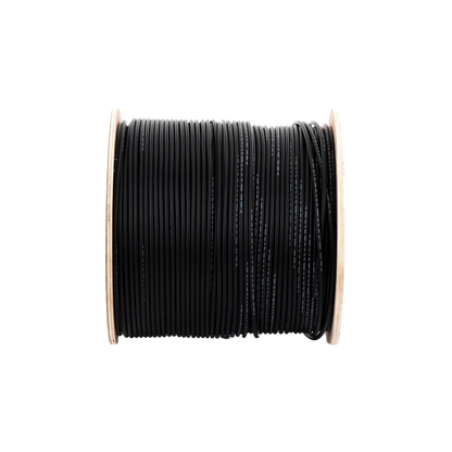 Carrete de 500 Metros / Cable Fotovoltaico Negro / 6mm² (10AWG) / Material COBRE /  2000 Vcc