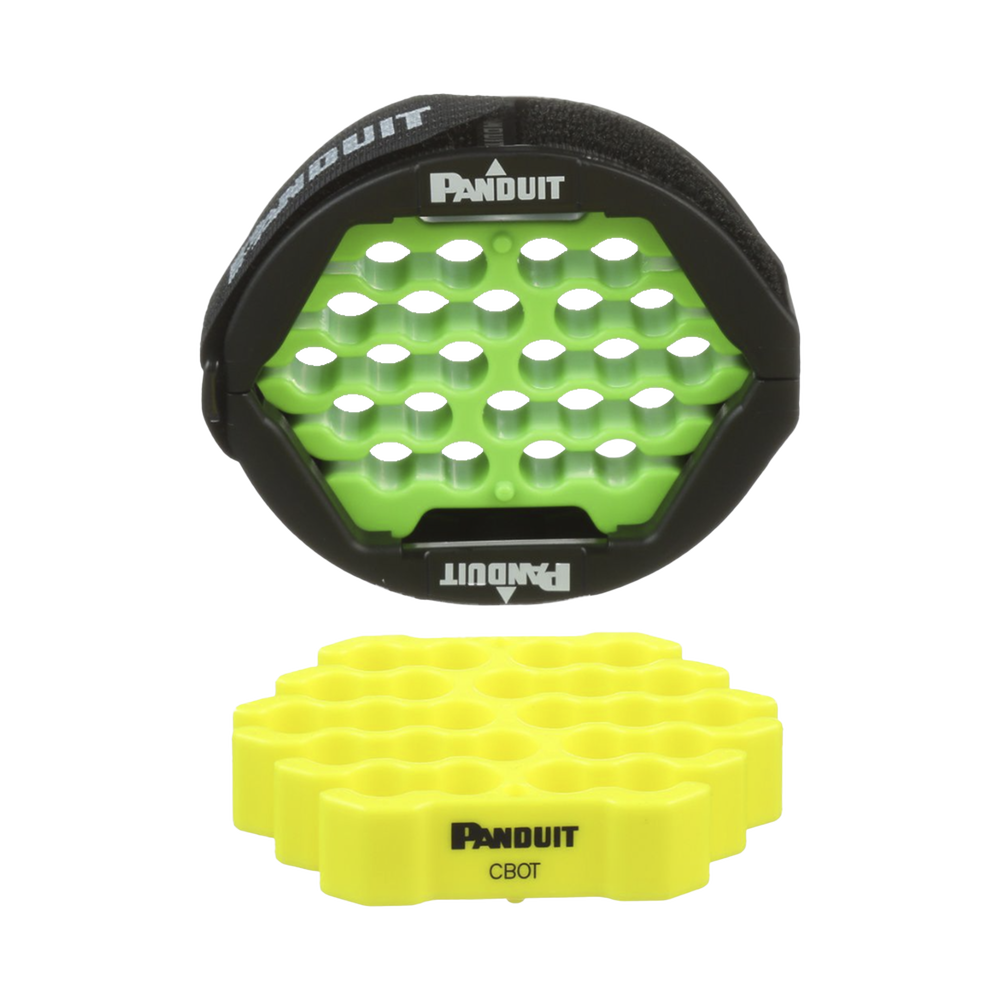 Herramienta Para Peinado y Organización de Cables, Incluye Organizador Verde Para Diámetros de Cables de 4.6 a 6.3 mm (0.18 a 0.25 Pulgadas) y Amarillo Para 5.9 a 7.9 mm (0.23 a 0.31 Pulgadas)