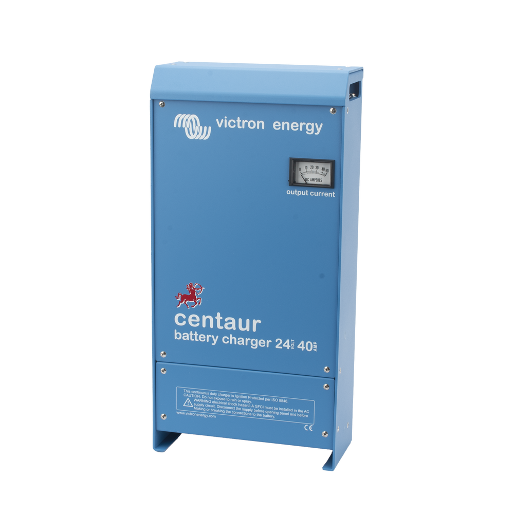 Centaur 24/40 / Cargador de Baterías 24V, 40A / Para Ambientes Marinos y Terrestres. /  Bancos de 160 a 400 Ah