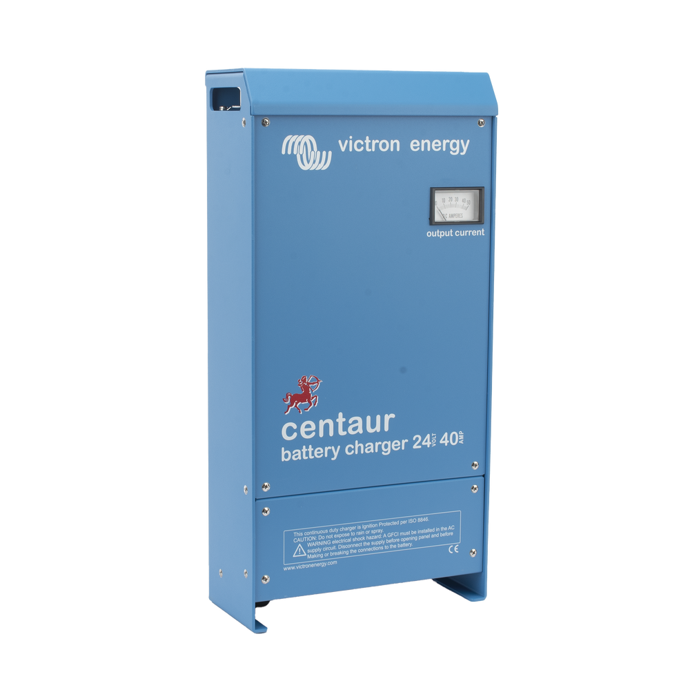 Centaur 24/40 / Cargador de Baterías 24V, 40A / Para Ambientes Marinos y Terrestres. /  Bancos de 160 a 400 Ah