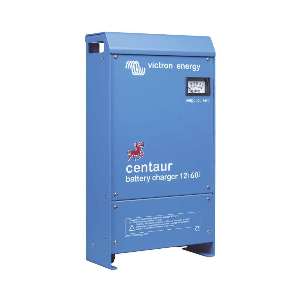 Centaur 24/60 / Cargador de Baterías 24V, 60A / Para Ambientes Marinos y Terrestres. /  Bancos de 140 a 600 Ah
