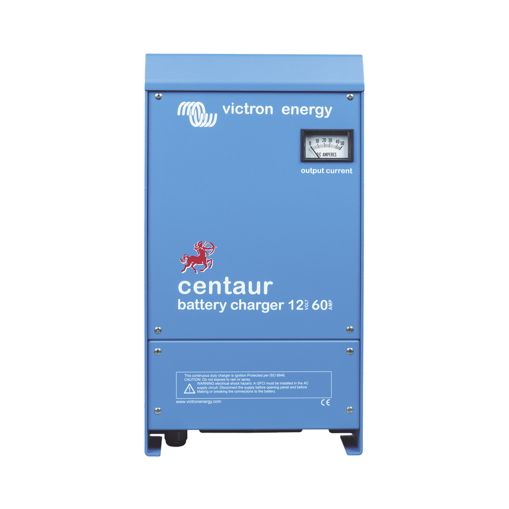 Centaur 24/60 / Cargador de Baterías 24V, 60A / Para Ambientes Marinos y Terrestres. /  Bancos de 140 a 600 Ah