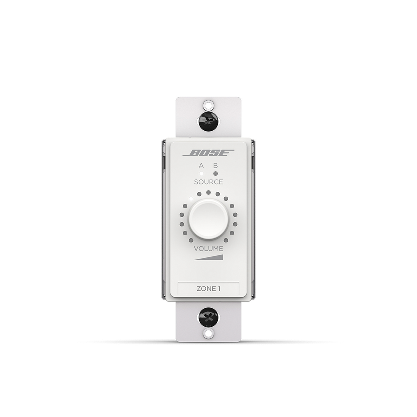 ControlCenter Controlador de volumen y seleccion de fuente (A/B) de zona digital | Blanco