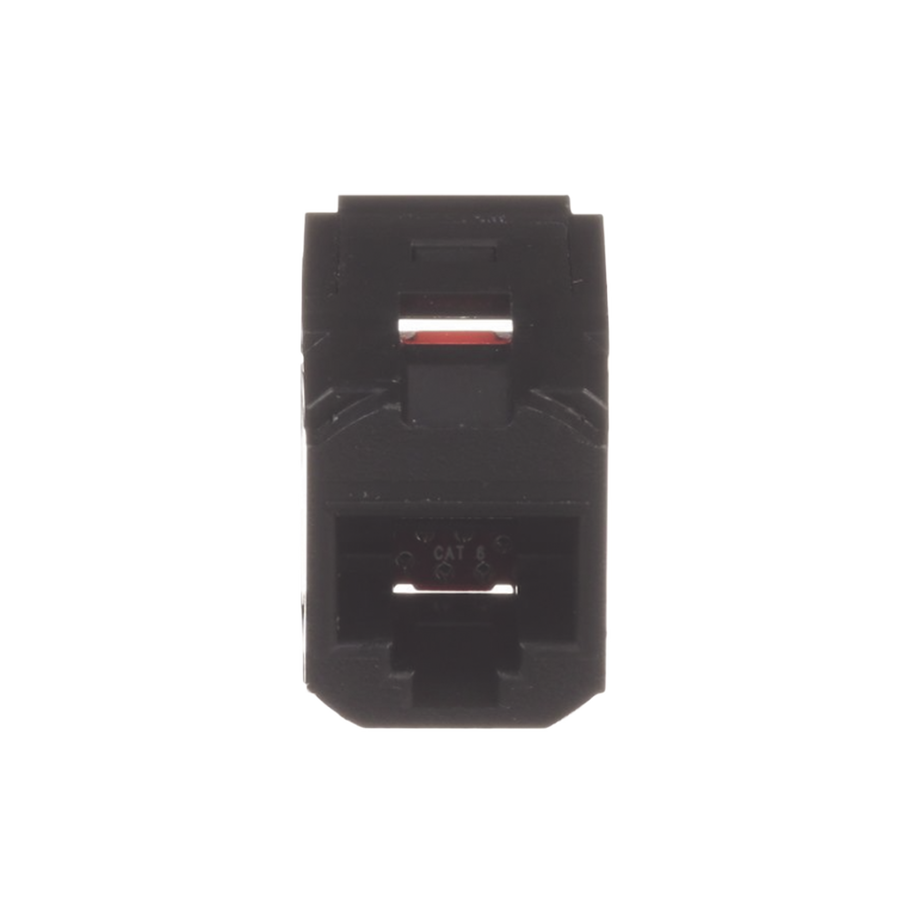 Módulo Acoplador RJ45 a RJ45, Mini-Com, Categoría 6, Color Negro