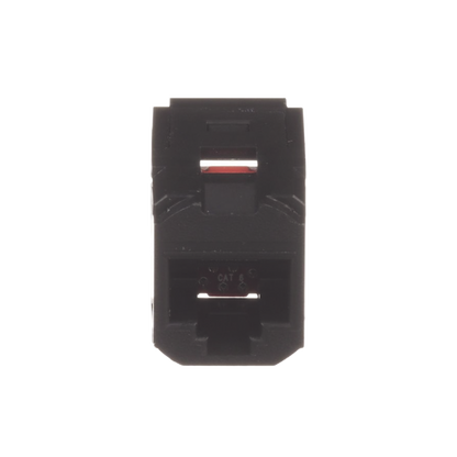 Módulo Acoplador RJ45 a RJ45, Mini-Com, Categoría 6, Color Negro