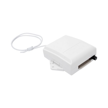 Receptor Universal con conexion directa al Keybus del panel de alarma con relevador auxiliar para abrir puertas de garage o aplicaciones de pulso momentaneo