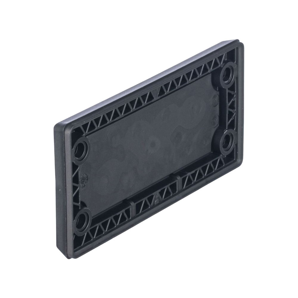 Pasacables Rectangular de Membrana, IP66, 3.39" x 1.42", 12 orificios, para Cables no Terminados. Color Negro