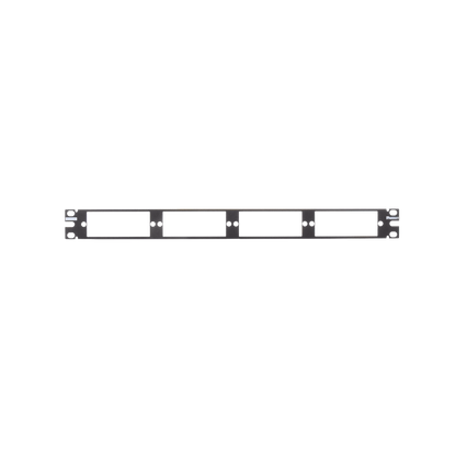 Patch Panel de Fibra Óptica, Para 4 Placas Acopladoras FAP o FMP, Color Negro, 1UR