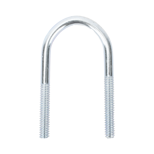 Abrazadera tipo U de 1 1/2", con acabado Electro Zinc, no incluye tuercas y arandelas