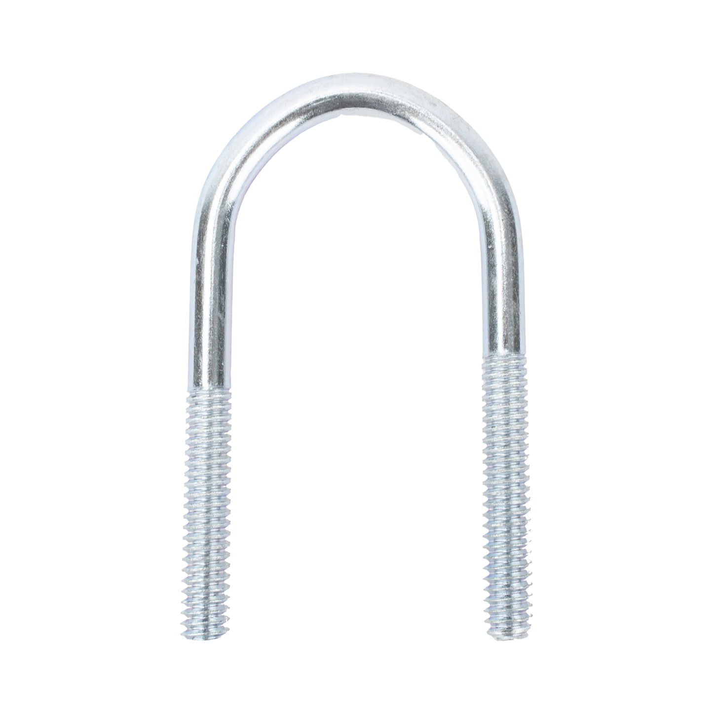 Abrazadera tipo U de 2 ", con acabado Electro Zinc, no incluye tuercas y arandelas