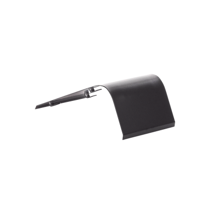 Bajada para cable de 100 mm de ancho, con baño de pintura epóxica en color NEGRO