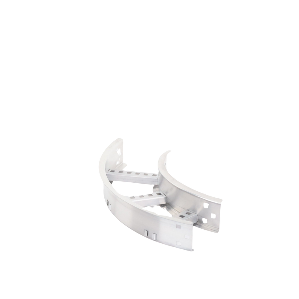 Curva Horizontal de Aluminio de 90° Perfil Z / Peralte 3 1/4" / Ancho 6" / Radio 8" / Incluye Tornillería (CHC90EZ314R8X6AK)