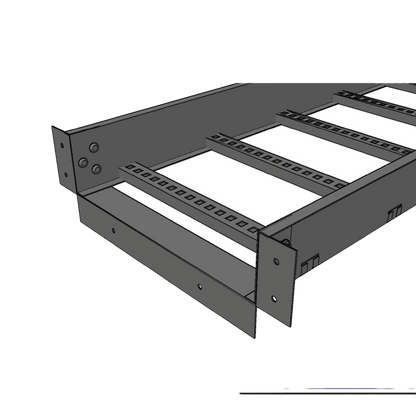 Conector de Escalera de Aluminio a Tablero (Caja) / Peralte 3 1/4" / Ancho 12" / Incluye Tornillería (CHCEC314X912K)