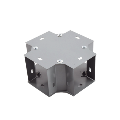 Derivación "X" 100 X 100 mm, fabricado en lámina de acero al carbón
