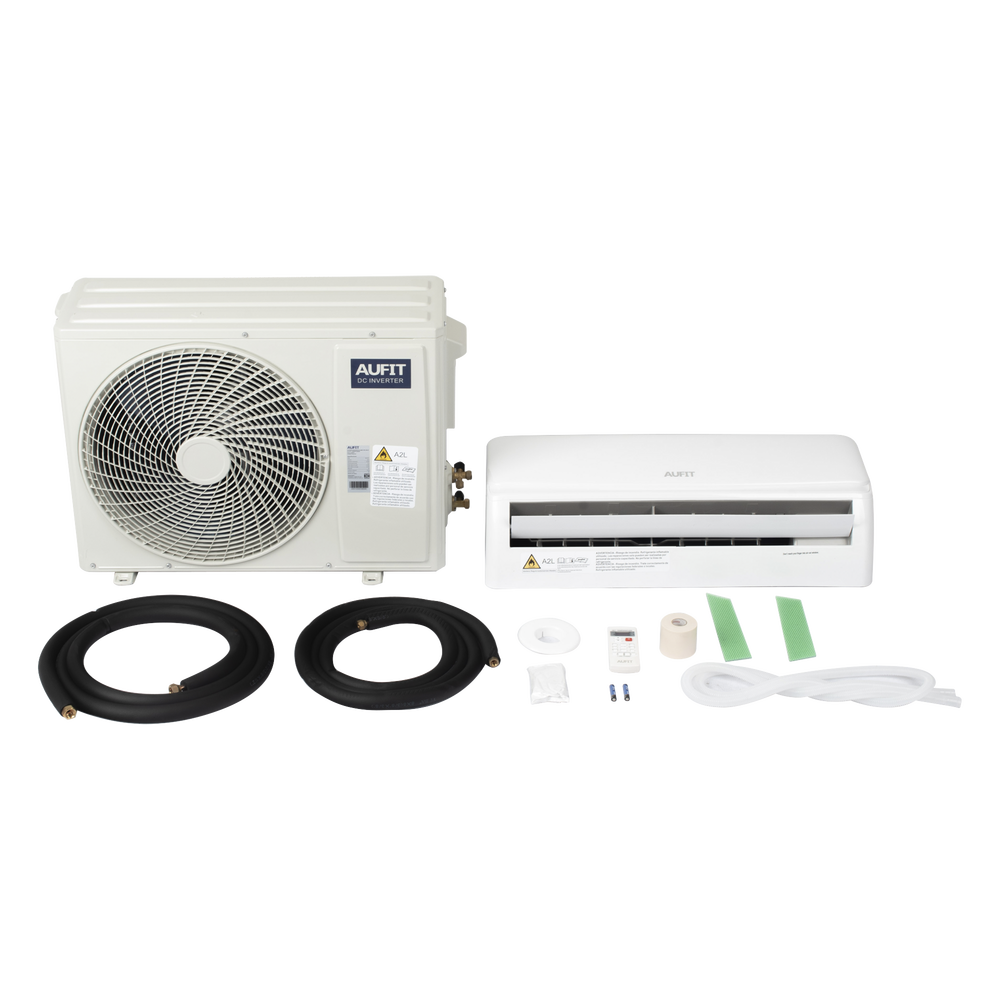 Minisplit WiFi inverter / SEER 17 / 12,000 BTUs ( 1 TON ) / R32 / Frío y Calor / 220 Vca / Filtro de Salud / Compatible con Alexa y Google  Home.