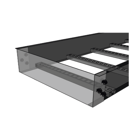 Placa de Cierre para Escalera de Aluminio / Peralte 3 1/4" / Ancho 9" / Incluye Tornillería (CHPCE314X9AK)