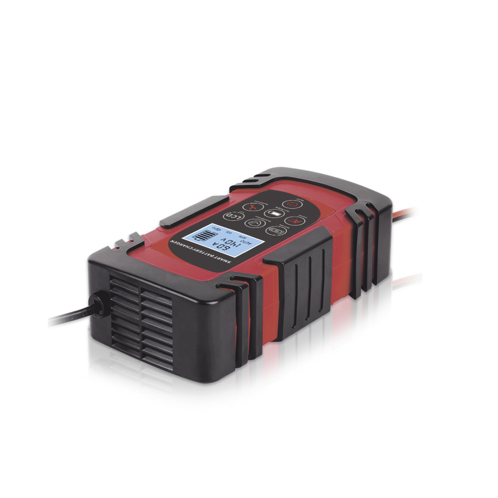 Cargador de Baterías / 12 o 24 Vcc / hasta 40 Ah / 4, 6 o 8 A / Display LCD
