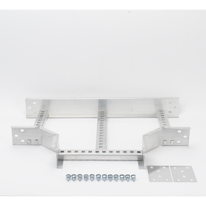 Derivación "T" Horizontal de Aluminio Perfil Z / Peralte 3 1/4" / Ancho 12"/ Radio 8" / Incluye Tornillería (CHTHEZ314R8X12AK)