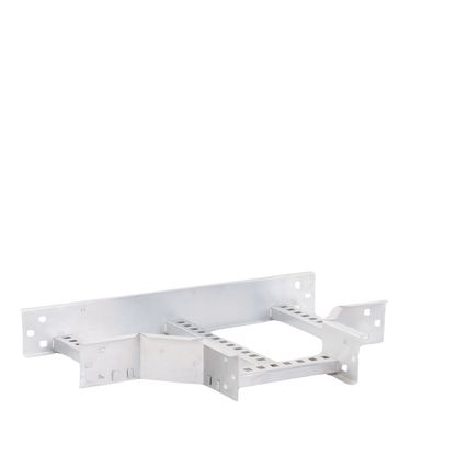 Derivación "T" Horizontal de Aluminio Perfil Z / Peralte 3 1/4" / Ancho 9"/ Radio 8" / Incluye Tornillería (CHTHEZ314R8X9AK)