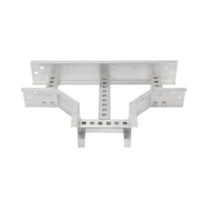 Derivación "T" Horizontal de Aluminio Perfil Z / Peralte 3 1/4" / Ancho 9"/ Radio 8" / Incluye Tornillería (CHTHEZ314R8X9AK)
