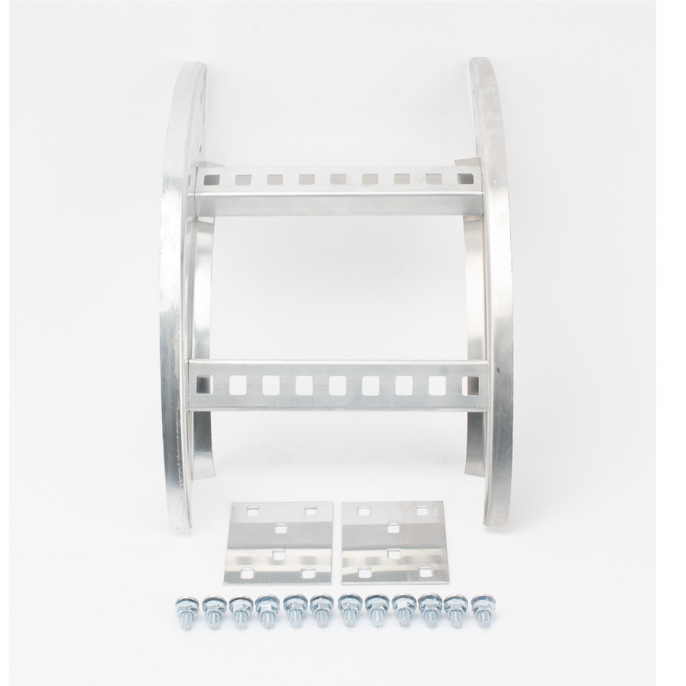 Curva Vertical Exterior de Aluminio de 90° Perfil Z / Peralte 3 1/4" / Ancho 9" / Radio 8" / Incluye Tornillería (CHVE90EZ314R8X9AK)