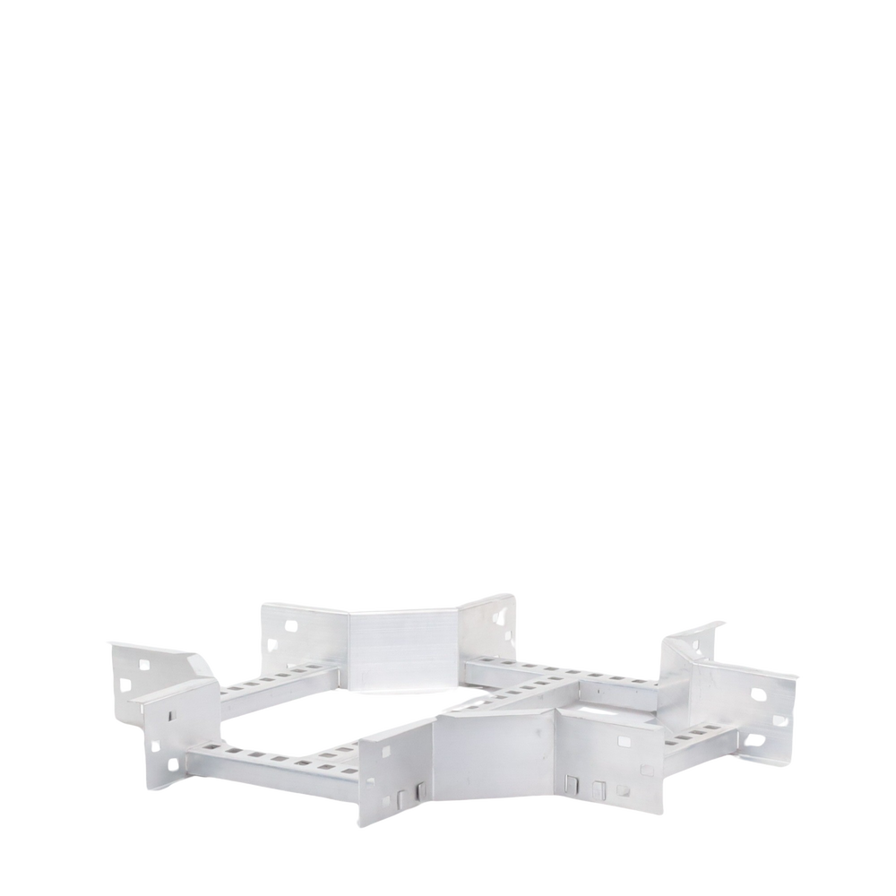 Derivación "X" Horizontal de Aluminio Perfil Z / Peralte 3 1/4" / Ancho 9"/ Radio 8" / Incluye Tornillería (CHXHEZ314R8X9AK)