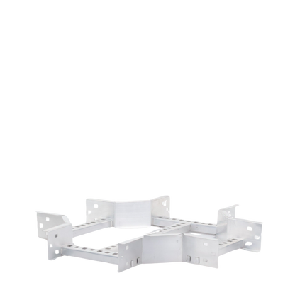 Derivación "X" Horizontal de Aluminio Perfil Z / Peralte 3 1/4" / Ancho 9"/ Radio 8" / Incluye Tornillería (CHXHEZ314R8X9AK)