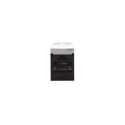 Conector Jack RJ45 Estilo TG, Mini-Com, Categoría 6, de 8 Posiciones y 8 Cables, Color Negro