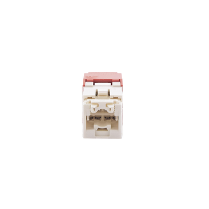 Conector Jack RJ45 Estilo TG, Mini-Com, Categoría 6, de 8 Posiciones y 8 Cables, Color Rojo