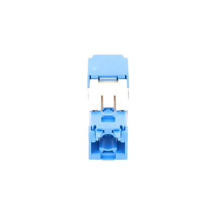 Conector Jack RJ45 Estilo TG, Mini-Com, Categoría 6A, de 8 Posiciones y 8 Cables, Color Azul