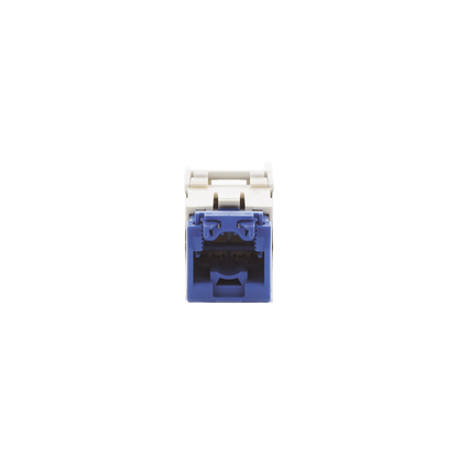 Conector Jack RJ45 Estilo TG, Mini-Com, Categoría 6A, de 8 Posiciones y 8 Cables, Color Blanco