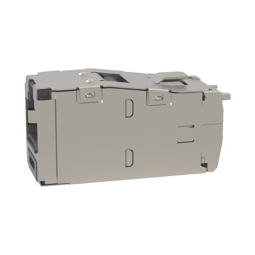 Conector Jack RJ45 Blindado, Estilo TG, Mini-Com, Categoría 6, de 8 Posiciones y 8 Cables, Color Negro