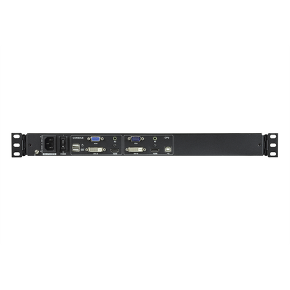 Consola LCD | HDMI, VGA, DVI, USB | Single Rail |  Pantalla 17.3" | 1U de altura