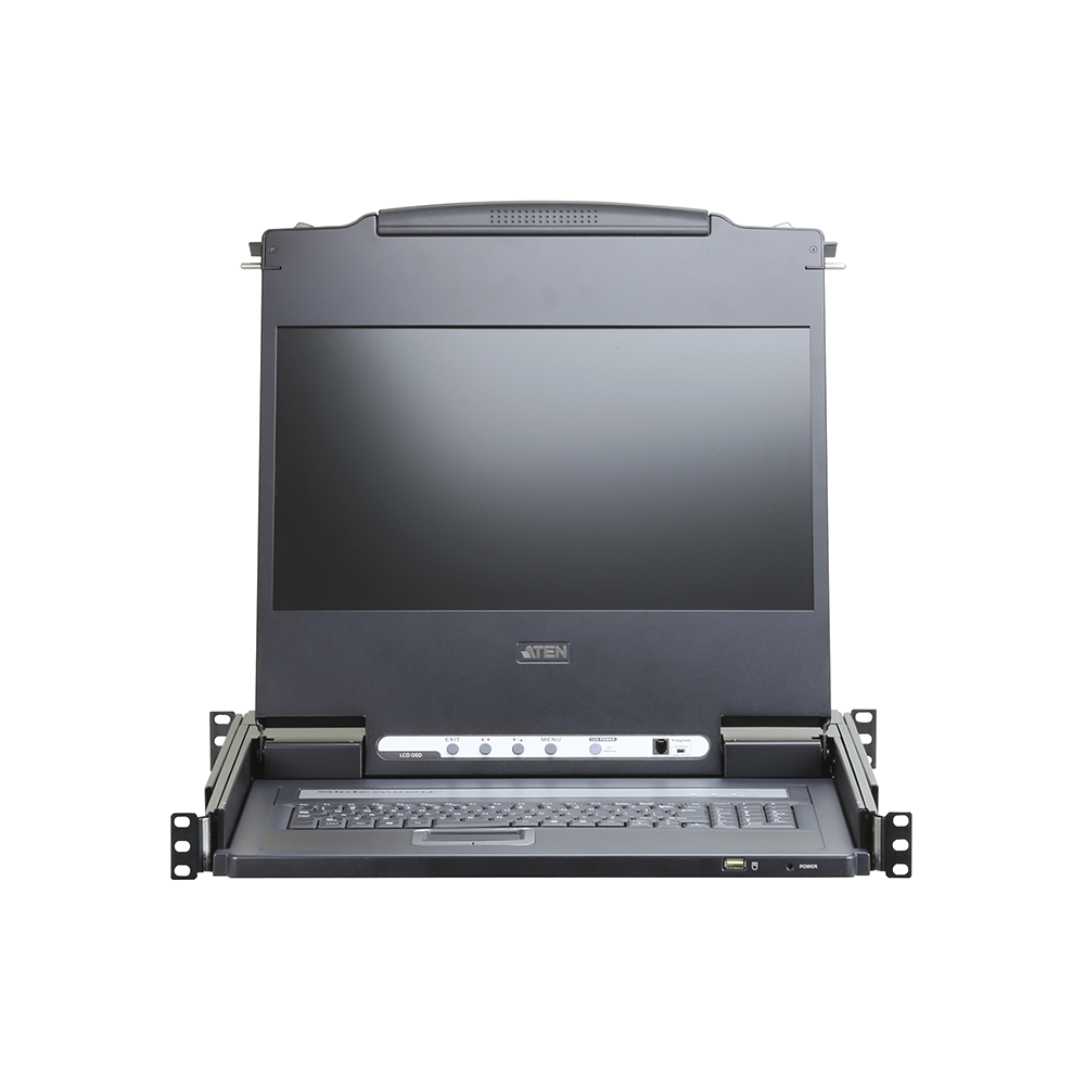 Consola LCD | HDMI, VGA, DVI, USB | Single Rail |  Pantalla 17.3" | 1U de altura