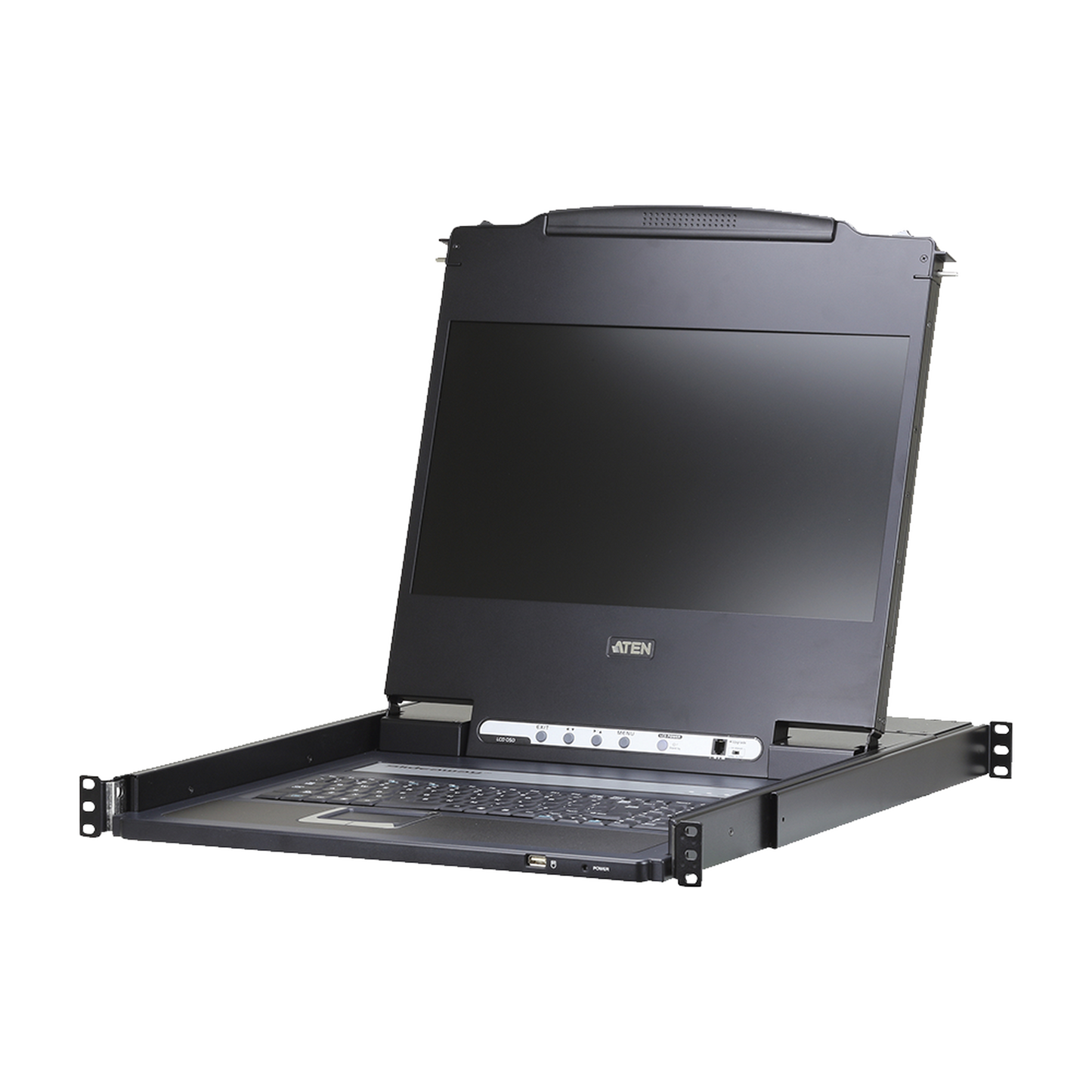 Consola LCD | HDMI, VGA, DVI, USB | Single Rail |  Pantalla 17.3" | 1U de altura