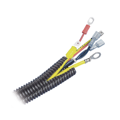 Tubo Corrugado Abierto para Protección de Cables, 1.25 in (31.8 mm) de Diámetro, 15.2 m de Largo, Color Negro