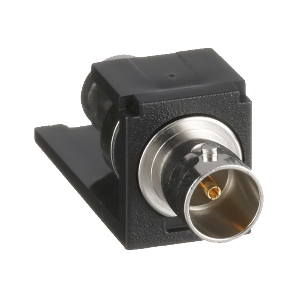 M�dulo Acoplador Coaxial Tipo BNC, Mini-Com, de 75 Ohms, Color Negro