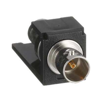 M�dulo Acoplador Coaxial Tipo BNC, Mini-Com, de 75 Ohms, Color Negro