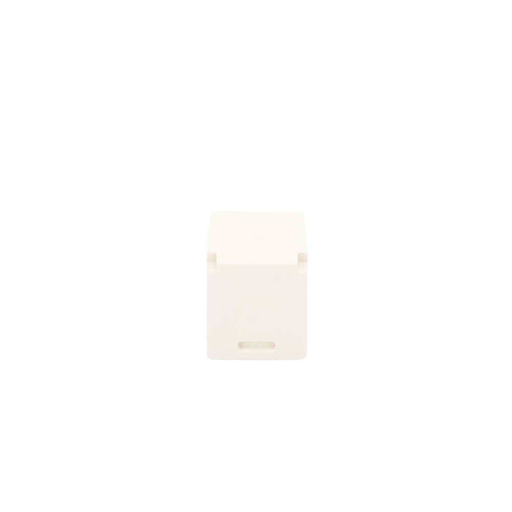 Módulo de Tapa Ciega (Inserto Ciego), Mini-Com, Color Blanco Mate, 1 Pieza