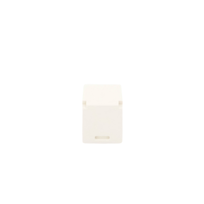 Módulo de Tapa Ciega (Inserto Ciego), Mini-Com, Color Blanco Mate, 1 Pieza