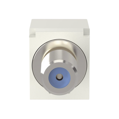 Módulo Acoplador Coaxial Tipo F, Mini-Com, de 75 Ohms, 3.0 GHz, Color Blanco