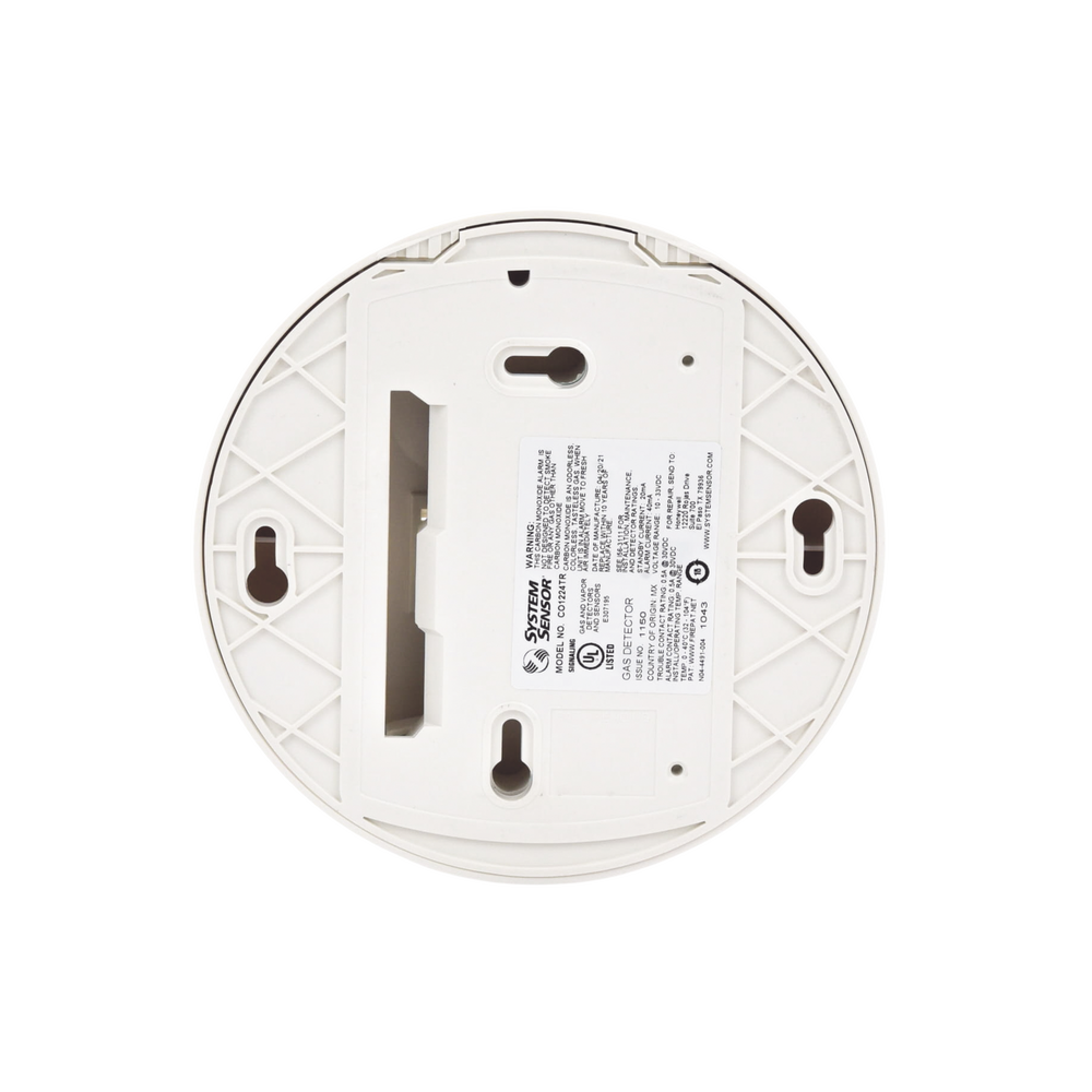 Detector de Monóxido de Carbono, Montaje en Techo, para Panel de Detección de Incendio